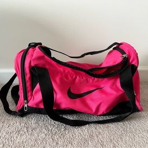 Pink Nike Duffle Bag